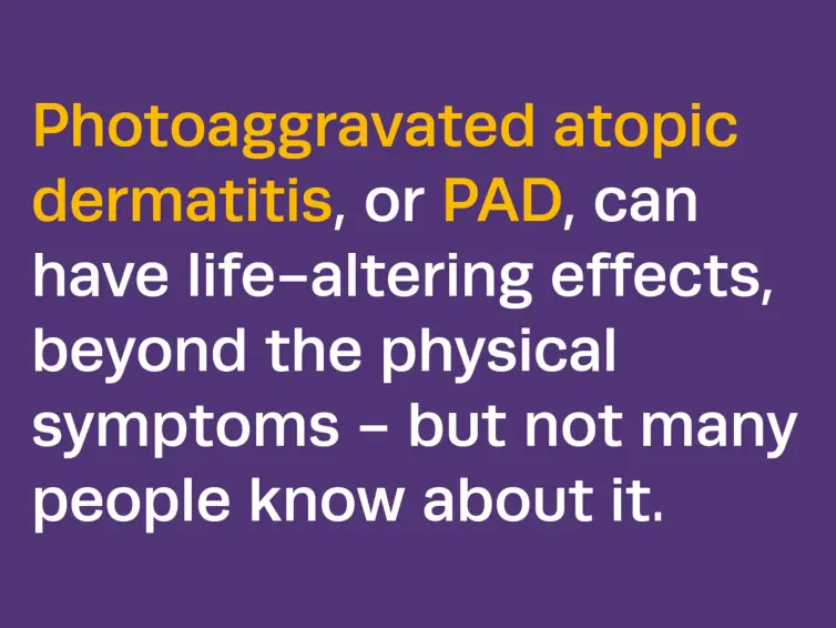 A graphic explaining PAD.