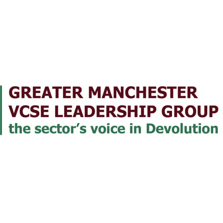 Greater Manchester VCSE Leadership Group Logo.